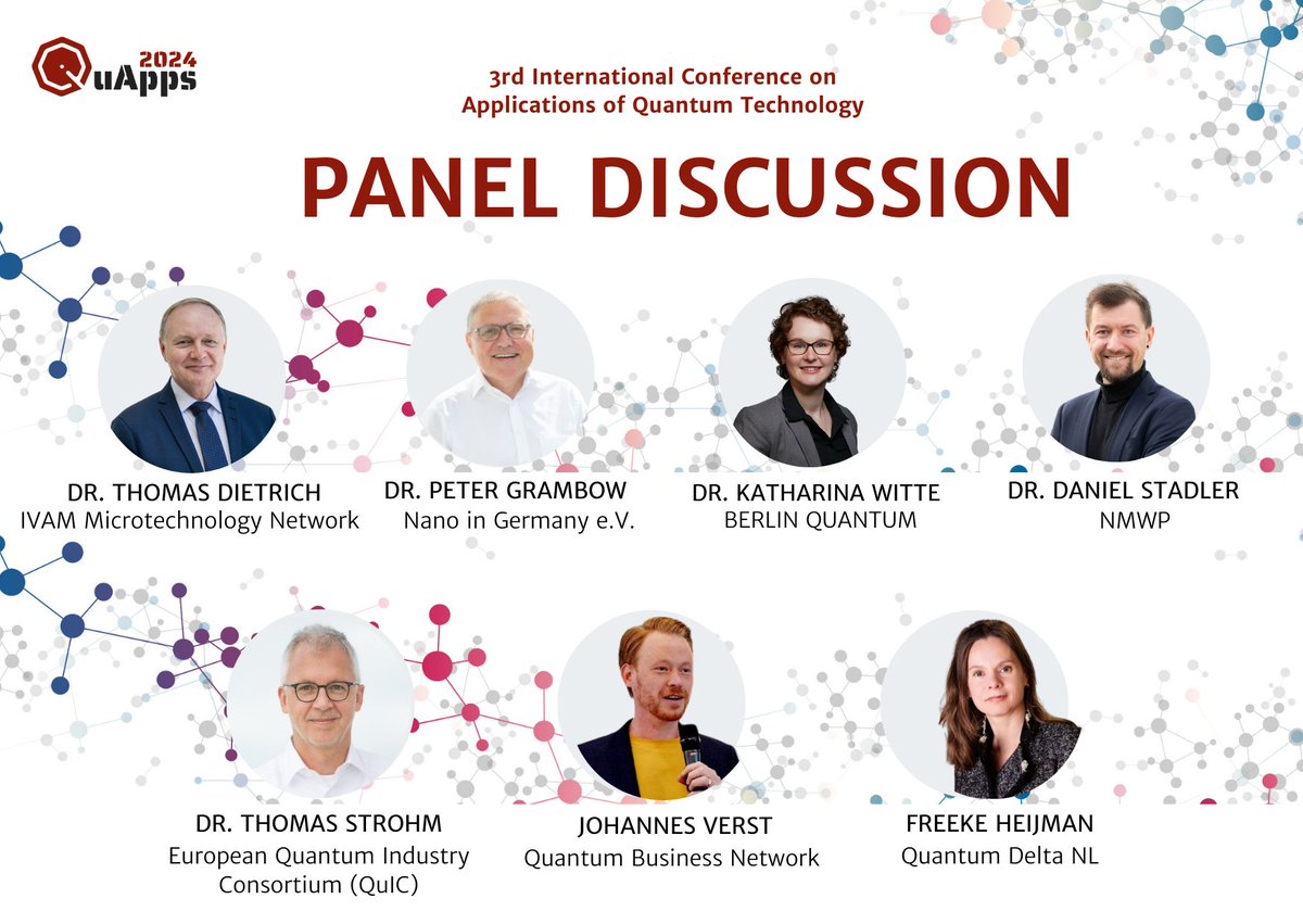 IVAM Microtechnology (@ivam_micro) on Twitter photo 🌟 QuApps 2024: Don't miss out on this Quantum Event! Register now! 🌟
📍 Venue: <a href="/fz_juelich/">Forschungszentrum Jülich | @fzj@social.fz-juelich</a> Jülich, DE
🗓️ Join us from April 17 to 18, for an immersive experience set to redefine the boundaries of #quantuminnovation.
Book now! quapps-conference.com/schedule/ #QuantumTechnologies 🌟 QuApps 2024: Don't miss out on this Quantum Event! Register now! 🌟
📍 Venue: <a href="/fz_juelich/">Forschungszentrum Jülich | @fzj@social.fz-juelich</a> Jülich, DE
🗓️ Join us from April 17 to 18, for an immersive experience set to redefine the boundaries of #quantuminnovation.
Book now! quapps-conference.com/schedule/ #QuantumTechnologies