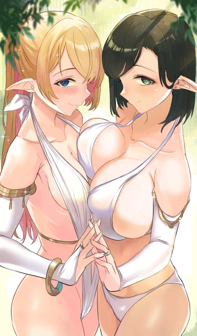 Skebでご依頼頂いた、依頼者様オリジナルキャラのエルフverです 
