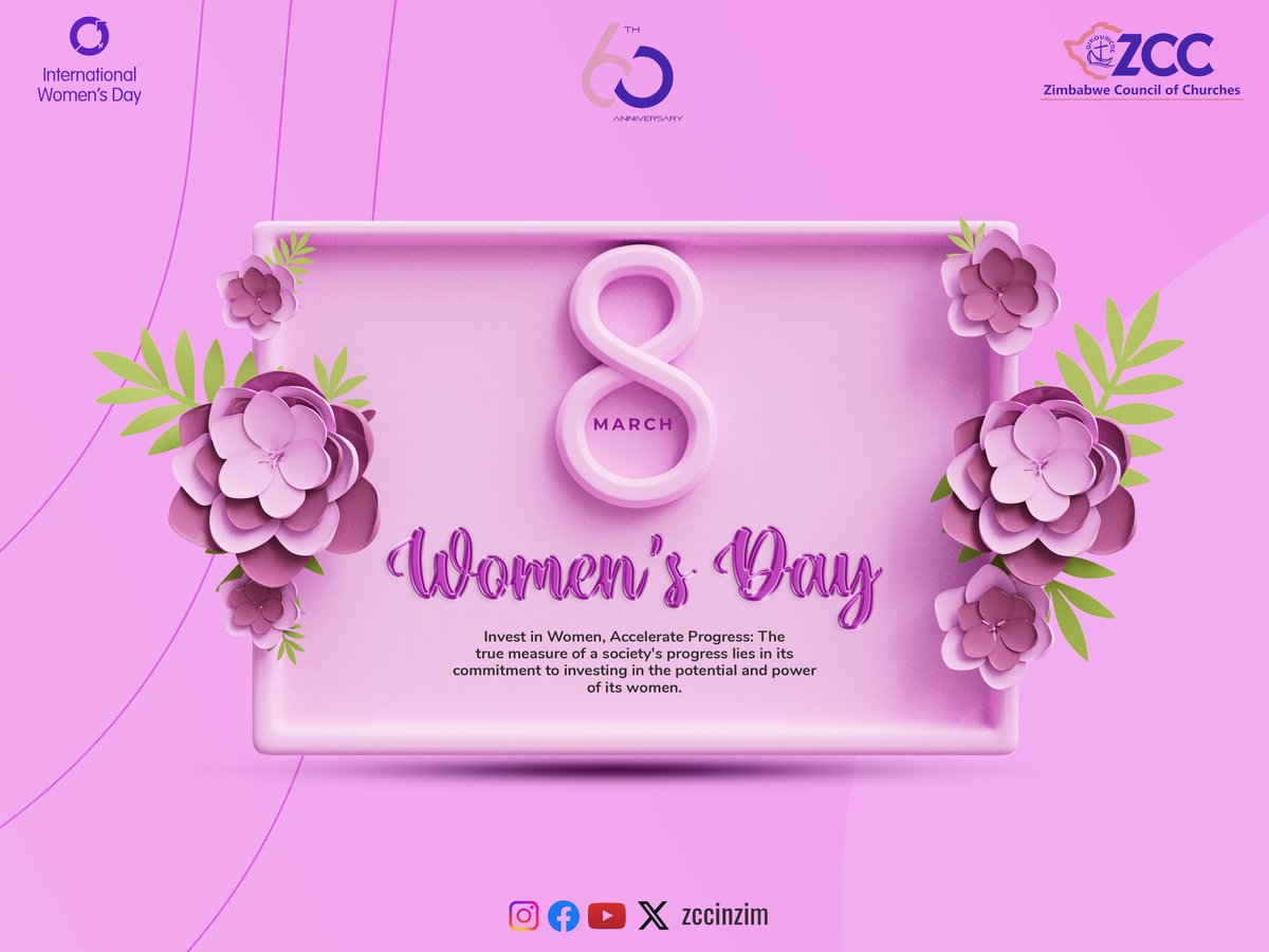 Happy #InternationalWomensDay2024! 🌸 

As we invest in women, we accelerate progress for all.

Let's empower, uplift, and support women in every aspect of life

Proverbs 31:25 - 'She is clothed with strength and dignity, and she laughs without fear of the future.'

#IWD2024