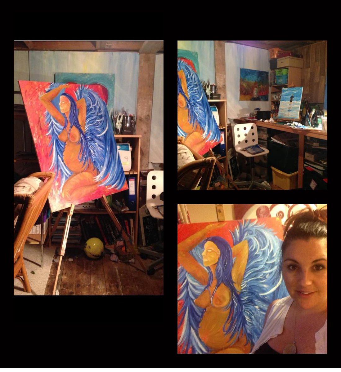 aimeerenee83's tweet image. #FlashbackFriday when I had my little studio in the garden of my old house. Oh I do miss having my own space to create. 

#artymum #lovetocreate #art #artist #internationalwomensday2024 #creativelifestyle  #acrylicart #BigCanvas #celf #celfcymru #gogleddcymru #Prestatyn