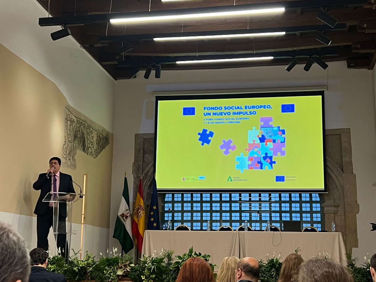 GobiernoMelilla's tweet photo. 🇪🇺 La Ciudad Autónoma de Melilla está participando en la V Edición Foro del Fondo Social Europeo en Córdoba, organizado por la #UAFSE.
El Foro reúne a responsables, organismos intermedios y beneficiarios que se encargan de la gestión del #FSE en España.
#EuropaSeSiente #FSE https://t.co/BNwHTy1h9j