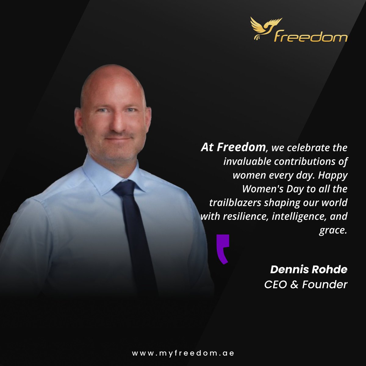 Happy #InternationalWomensDay !   

This is the day to celebrate and value the importance of all the women in our lives and the society in general. From all of us at @myfreedom_ae! 

#Freedom #CelebrateWithFreedom #CelebrateWomen
