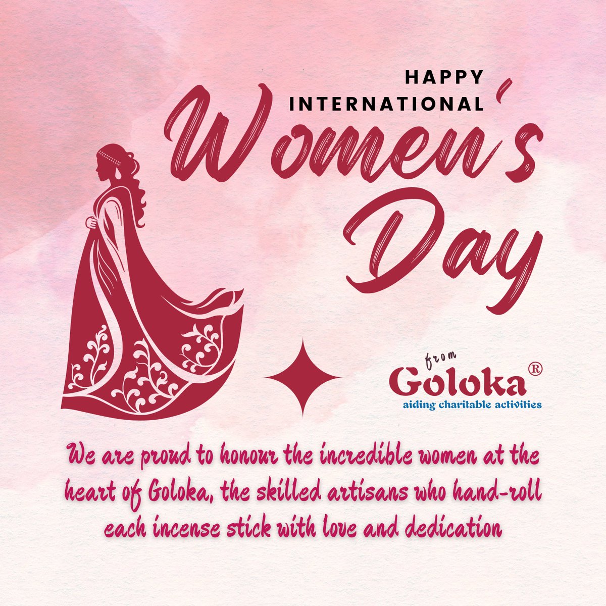 This #InternationalWomensDay, we are proud to honour🙌 #IncredibleWomen 👩🏻 at the heart of #Goloka – the #SkilledArtisans who #HandRoll each #IncenseStick with #love & #dedication. golokaonline.in #EmpoweredWomen empower the world. #IWD2024 #WomensDay2024 #SpiritOfWomen