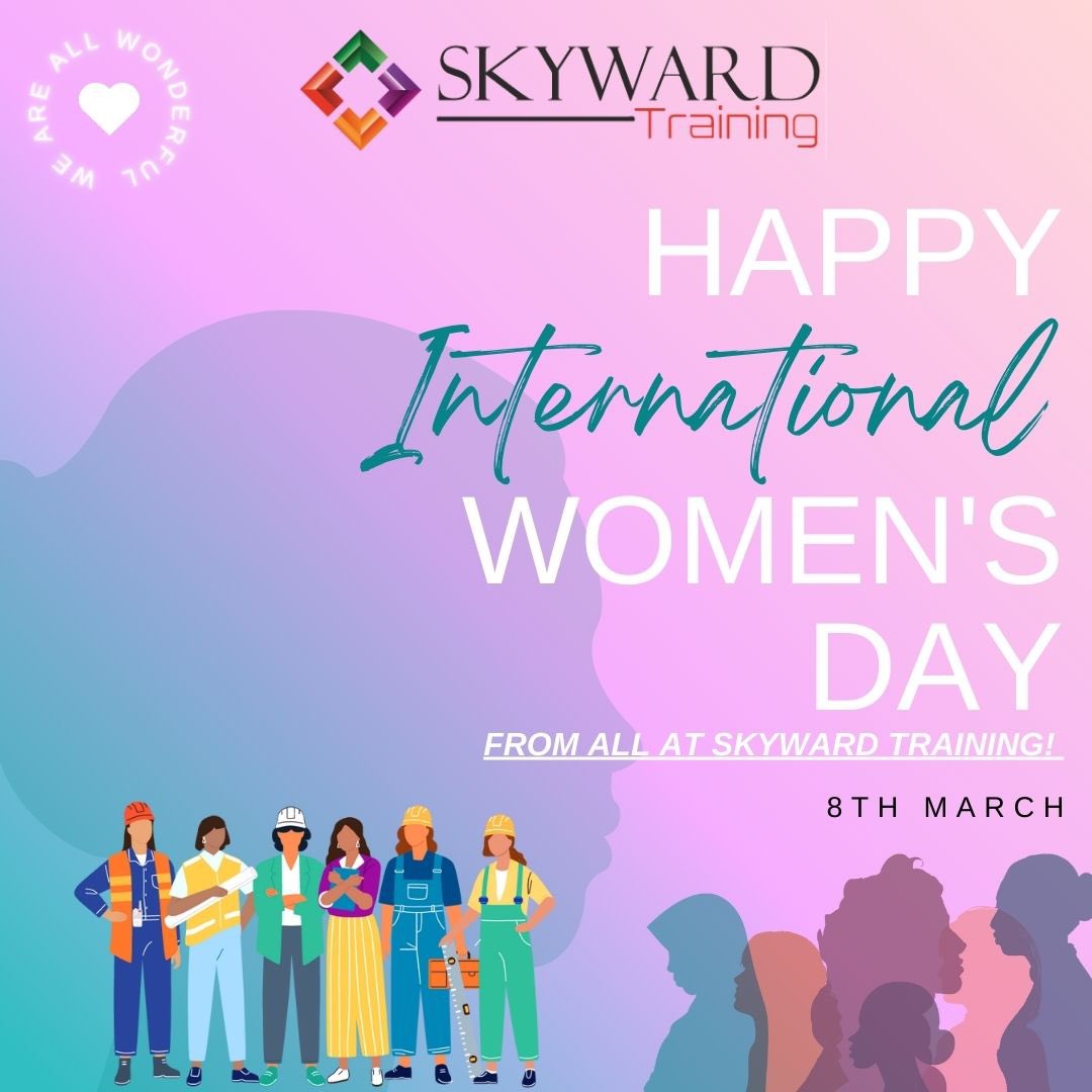 TrainingSkyward's tweet photo. Happy International Women’s Day to all the powerful and strong independent women out there! A woman’s place is wherever she chooses, even if it’s on a construction site 😉 Let’s continue to inspire and support each other to achieve greatness! 

01708 981000 

#supportingwomen https://t.co/m54IwKHa46