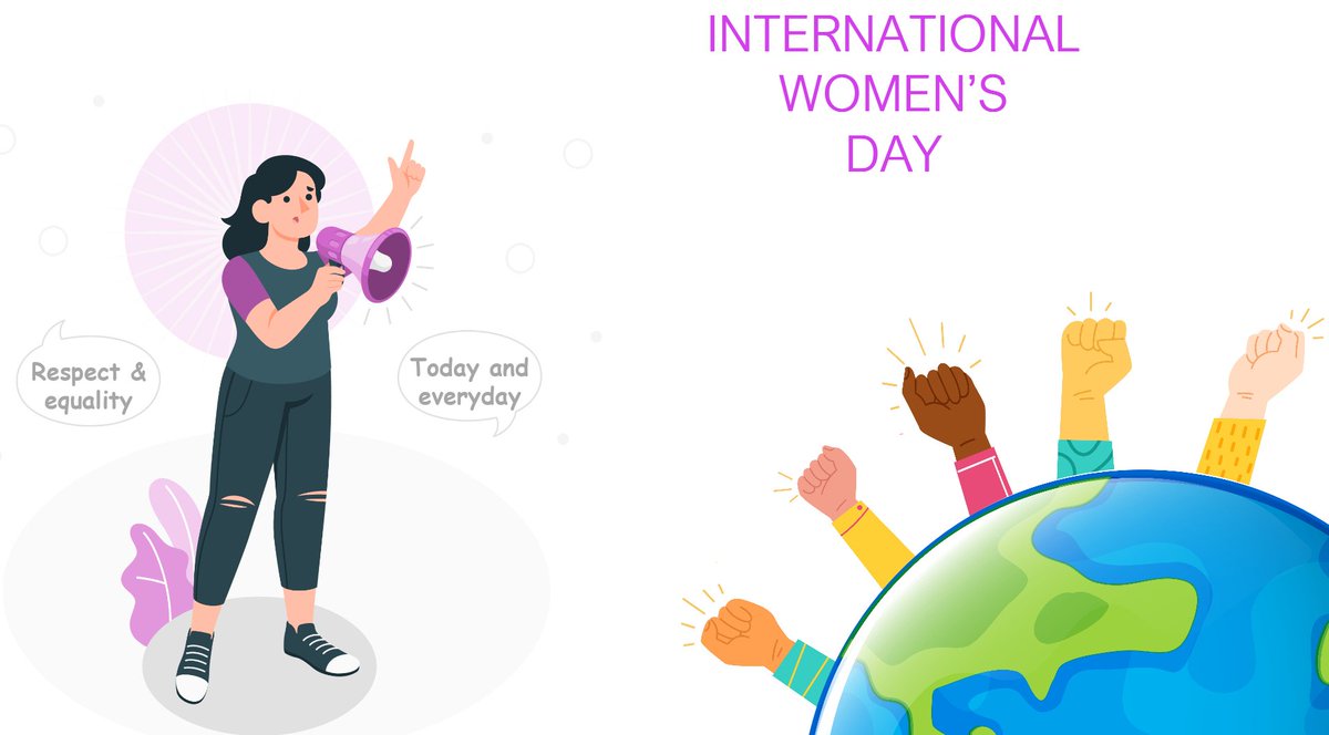 Today and every single day, happy International Women's Day.

EQUALITY &amp; RESPECT

The fight is on and we'll never give up.

EVERYDAY IS WOMEN'S DAY.

#EachforEqual #Respect #WomensDay2024