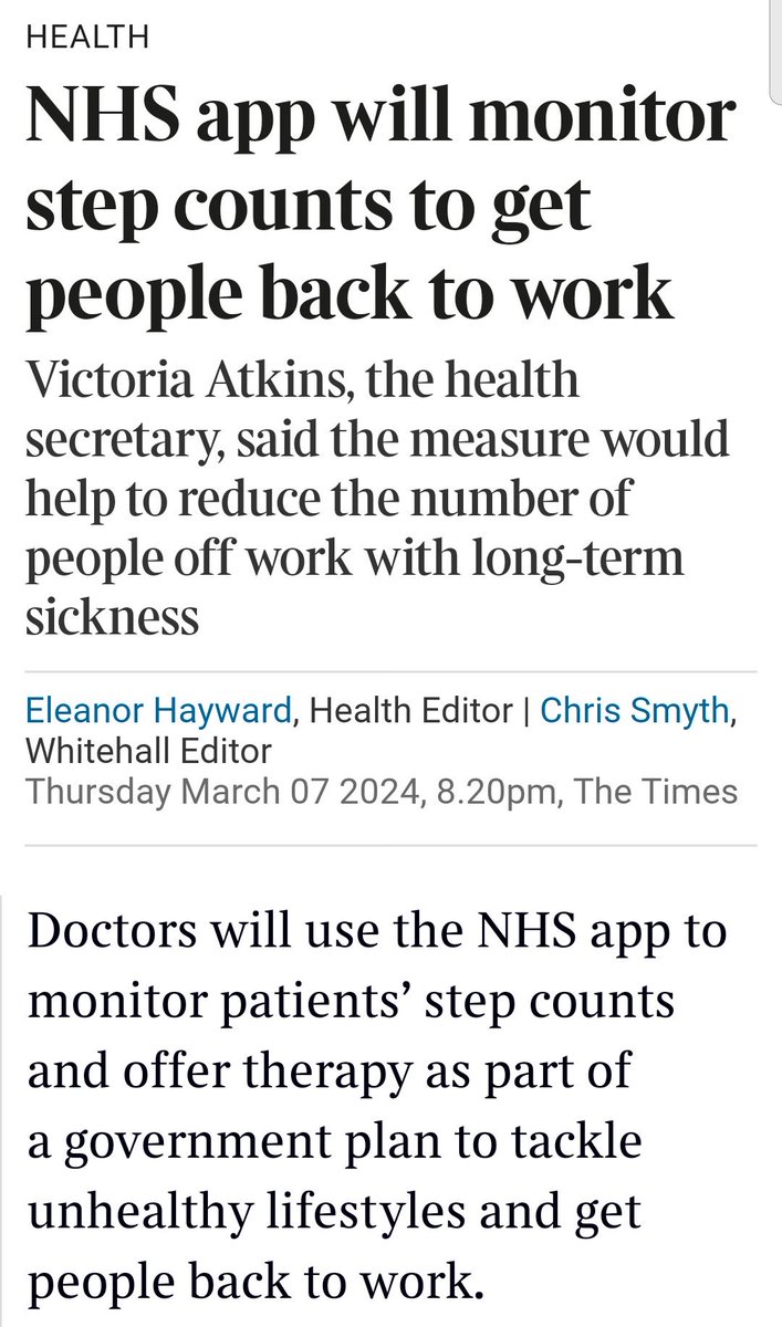 Other than the wild ridiculousness of this… Someone’s ability to walk isn’t necessarily consistent with their ability to work… nor their overall health.