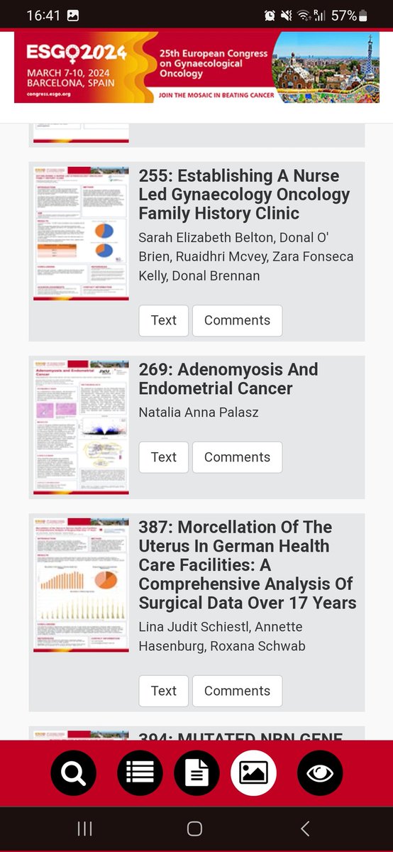 Thanks to the teams @_TheNMH @svuh and Mater Gyn Onc, who contributed to the two abstracts accepted to #ESGO2024. Its always a thrill to see the fruits of labour displayed at conferences!