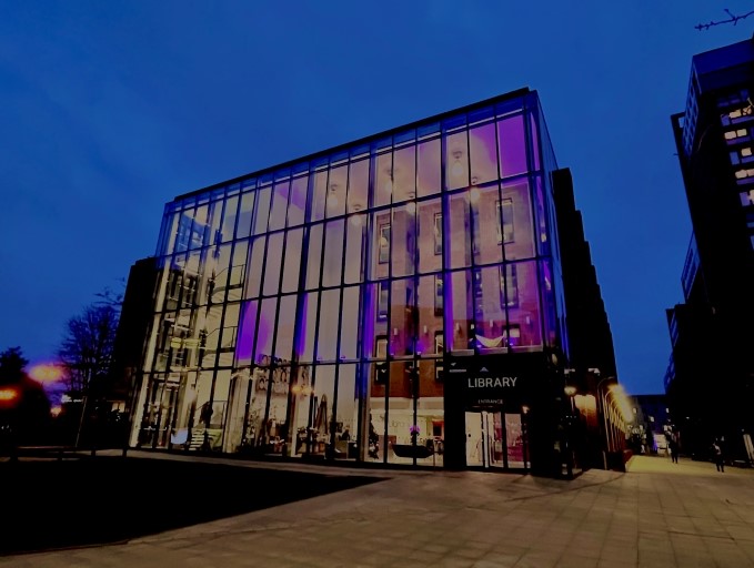 AstonPress's tweet photo. ♀️|@AstonUniversity Library is lit up in purple for #InternationalWomensDay 

🟣Companies and organisations are encouraged to light up landmarks in purple for #IWD2024 

👩‍🦱The University is holding talks and events for the day

👉https://t.co/IOTUQaVseh

#TeamAston #IWDlightup https://t.co/5m65HLlcov