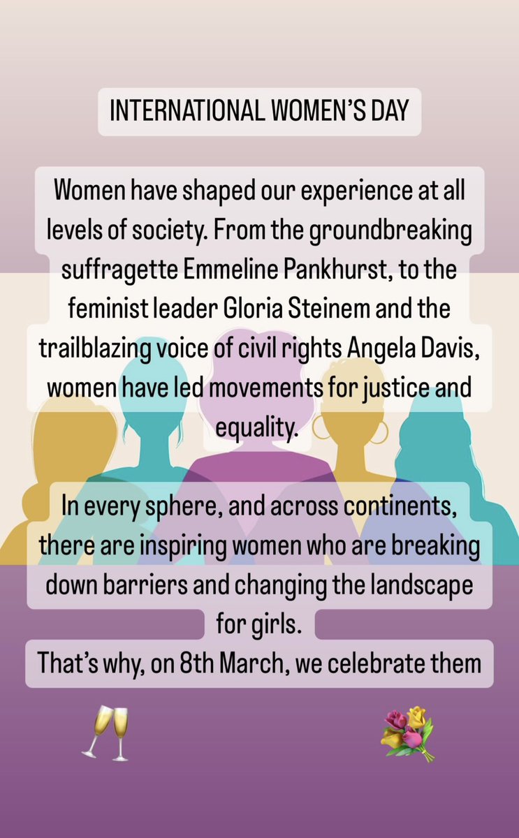 Happy International Women’s Day to all women 💐 #IWD #InternationalWomensDay #WomenEmpowerment #WomenInLeadership