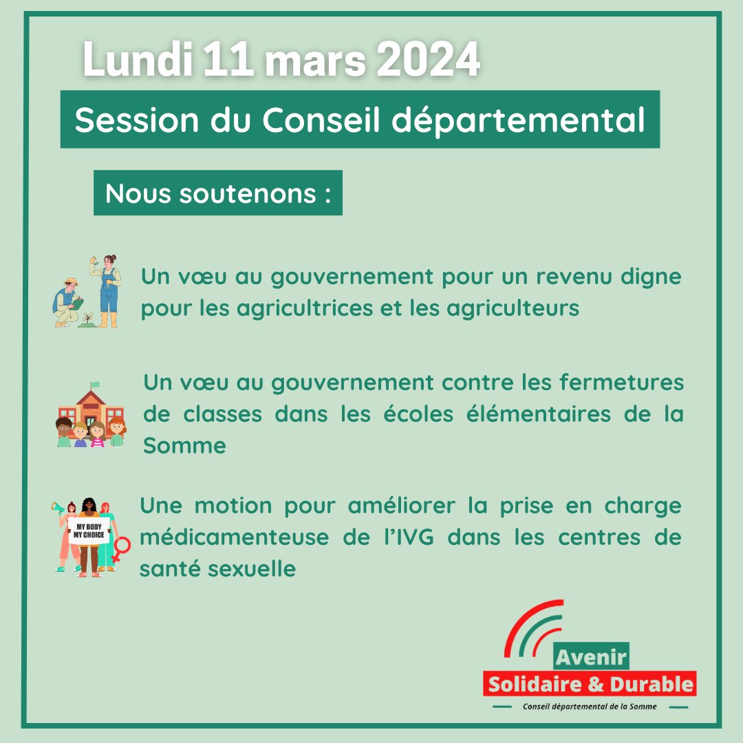 Avenir_SD's tweet photo. 💼Lundi, le Conseil départemental siègera ! #CD80 https://t.co/uy2AQBTK0H