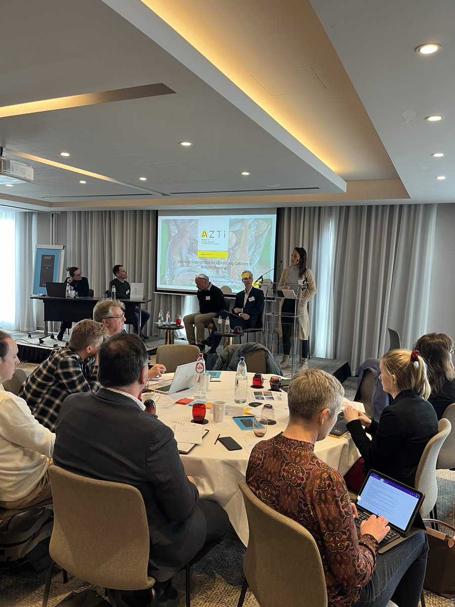 Happy to have contributed on the <a href="/northseaac/">NSAC</a> <a href="/EAPO_EUfishPOs/">EU Association of fish Producers Organisation</a> Symposium on Innovative Fishing
“Precision-fishing: reimagining bottom-trawling through innovation”  with our work on a decision support tool for avoiding high probability bycatch areas in bottom trawls <a href="/azti_brta/">AZTI</a>