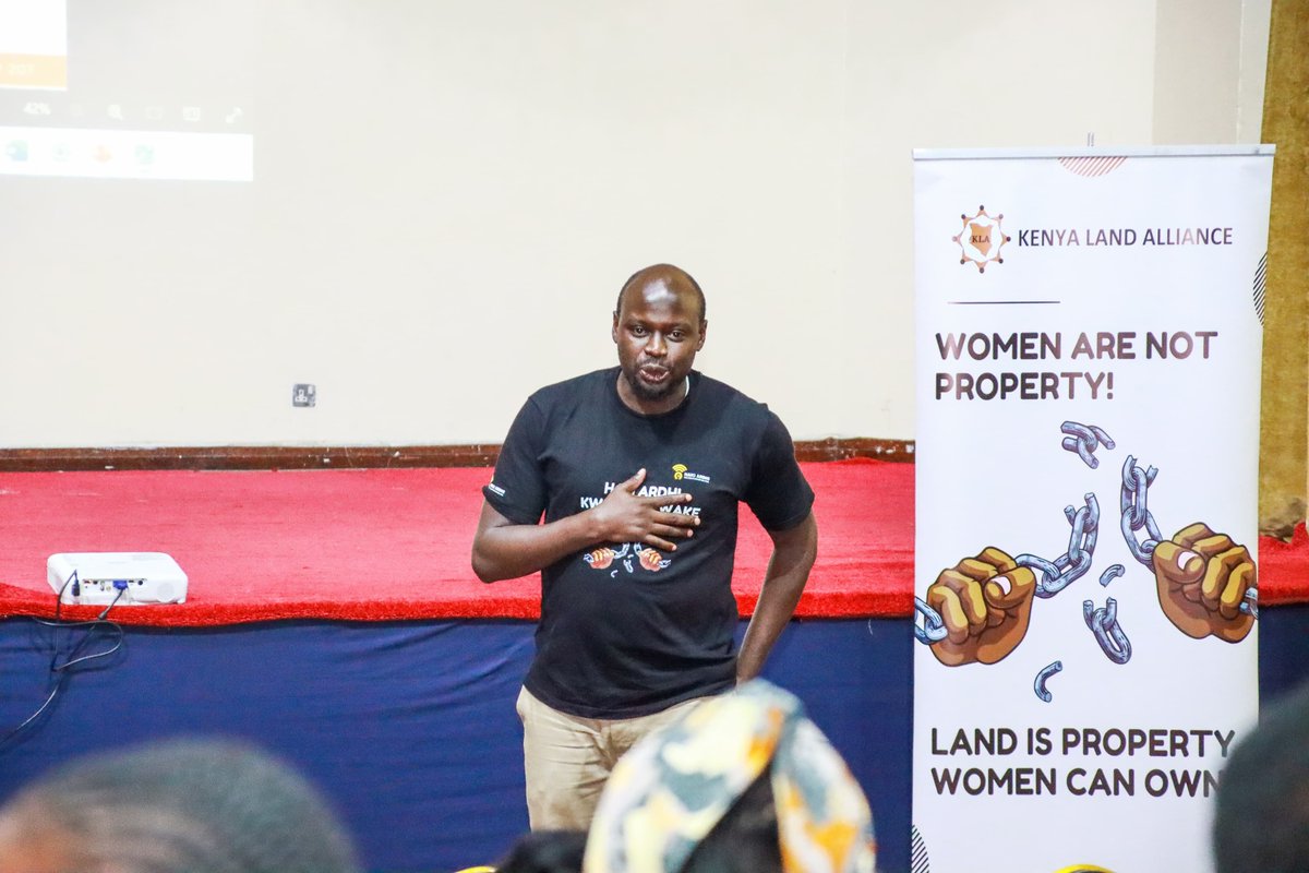 Despite a robust legislative framework,Customary law, which governs about 65% of land transactions in Kenya and the patriarchal nature of society continues to discriminate against women and limits their land and property rights #HakiArdhiLaunch @TMG_research @RainforestAllianceUK