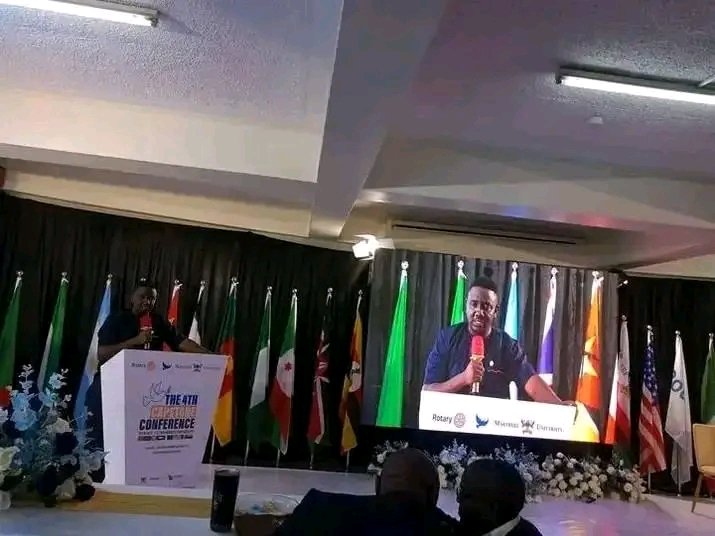 NNjamsi's tweet photo. 2023, a very busy year! From the Positive Peace Activators Training in Lagos, Training Cameroonian Youth on Understanding the 8 Pillars of Positive Peace, the Capstone Week at @MakerereRotary to training young people on Project Management in Yaounde. https://t.co/YOE44NlKPo