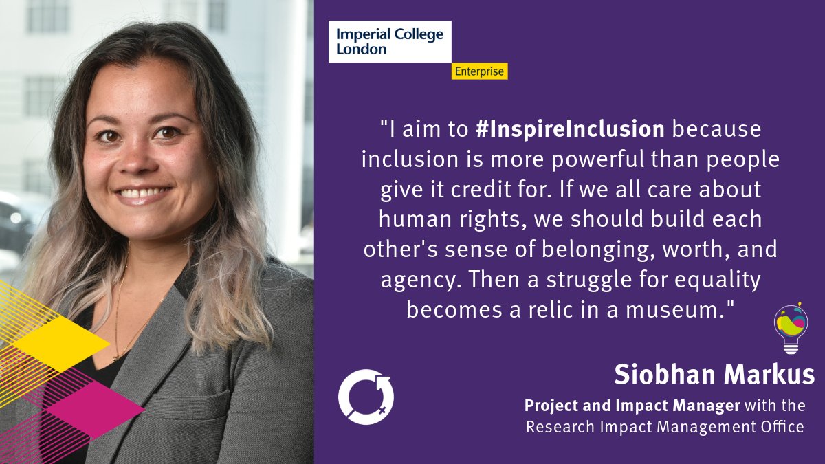 Today is International Women's Day and our team is ready to celebrate!

This year's theme of #InspireInclusion encourages us all to ensure the needs, interests and aspirations of women are valued and included.

Read what today means to the women of RIMO...

#ImperialWomen 1/4