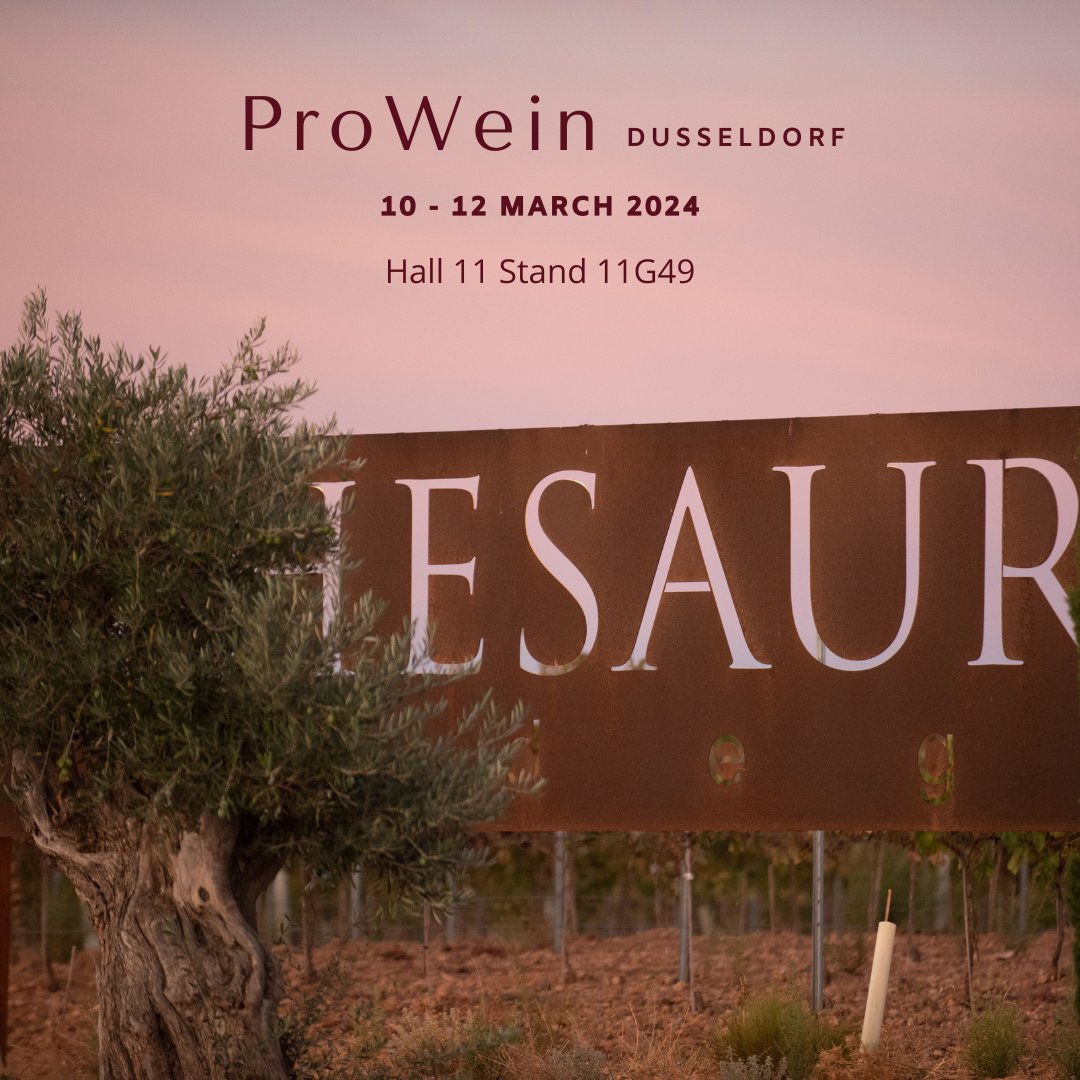 La semana que viene, del 10 al 12 de Marzo, os esperamos a todos en ProWein - Dusseldorf. Podrás encontrarnos en Hall 11 Stand 11G49 y descubrir nuestras elaboraciones pertenecientes a las gamas de Castillo de Peñafiel, Flumen Dorivm y Thesaurus X, todas <a href="/DORibera/">Ribera Del Duero</a> 🌍🍷