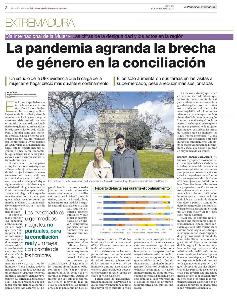 ♀️Otro  #8M y sus 364 días para seguir reivindicando igualdad.

Vía <a href="/EPExtremadura/">El Periódico Extremadura</a>