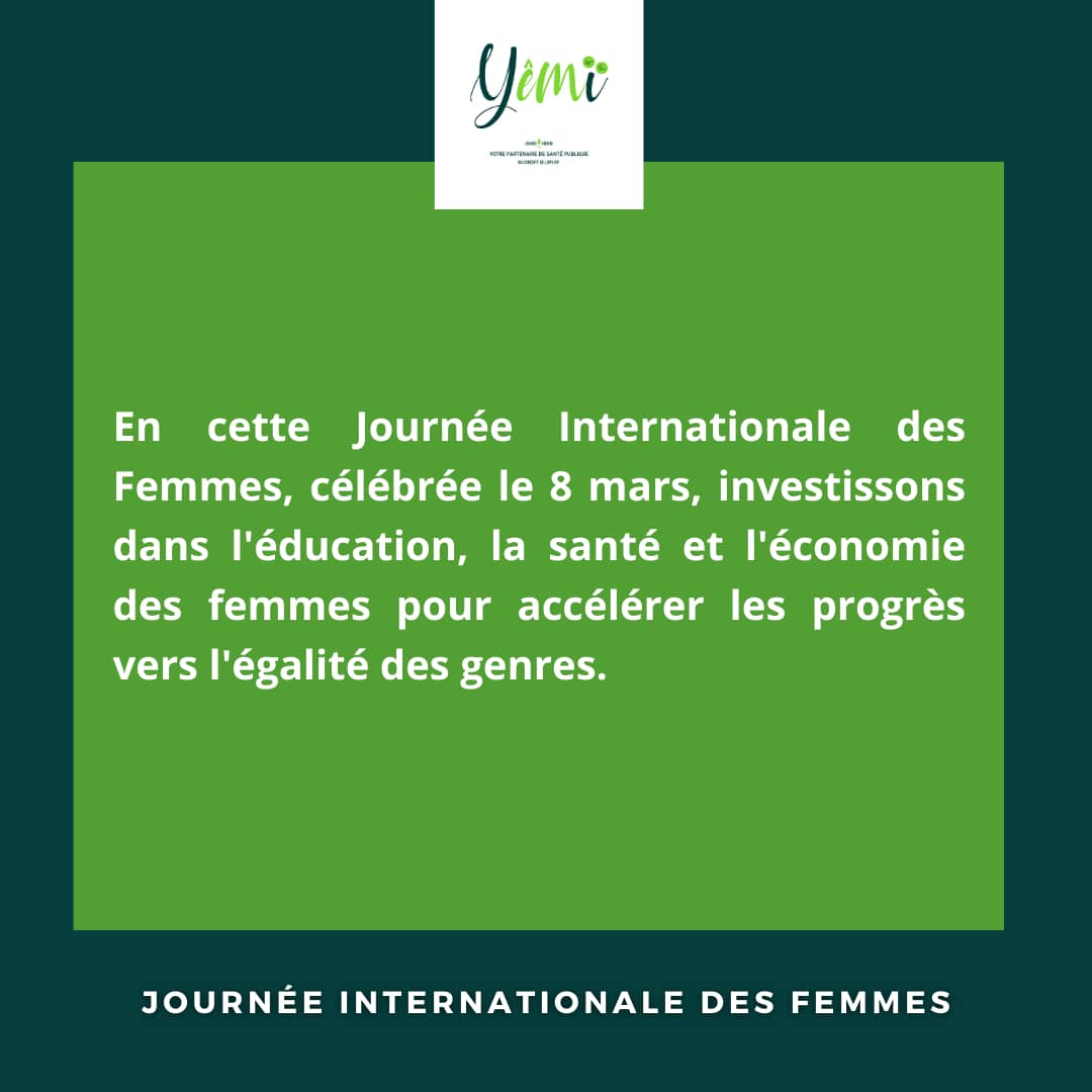 JOURNÉE INTERNATIONALE DES DROITS DES FEMMES ♀️
