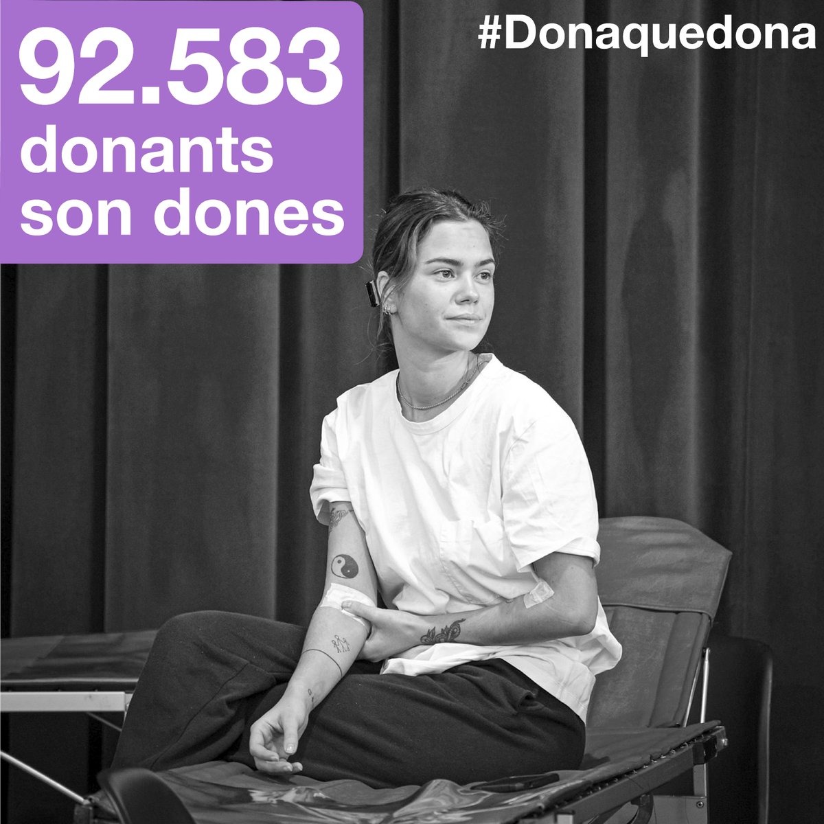 Amb orgull compartim que a Catalunya 92.583 donants son dones. El seu compromís i generositat són un exemple per a tothom. #DonaqueDona #DiaDeLaDona #Donapower #DonacióDeSang #Diainternacionaldeladona #8M #Diainternacionaldelamujer