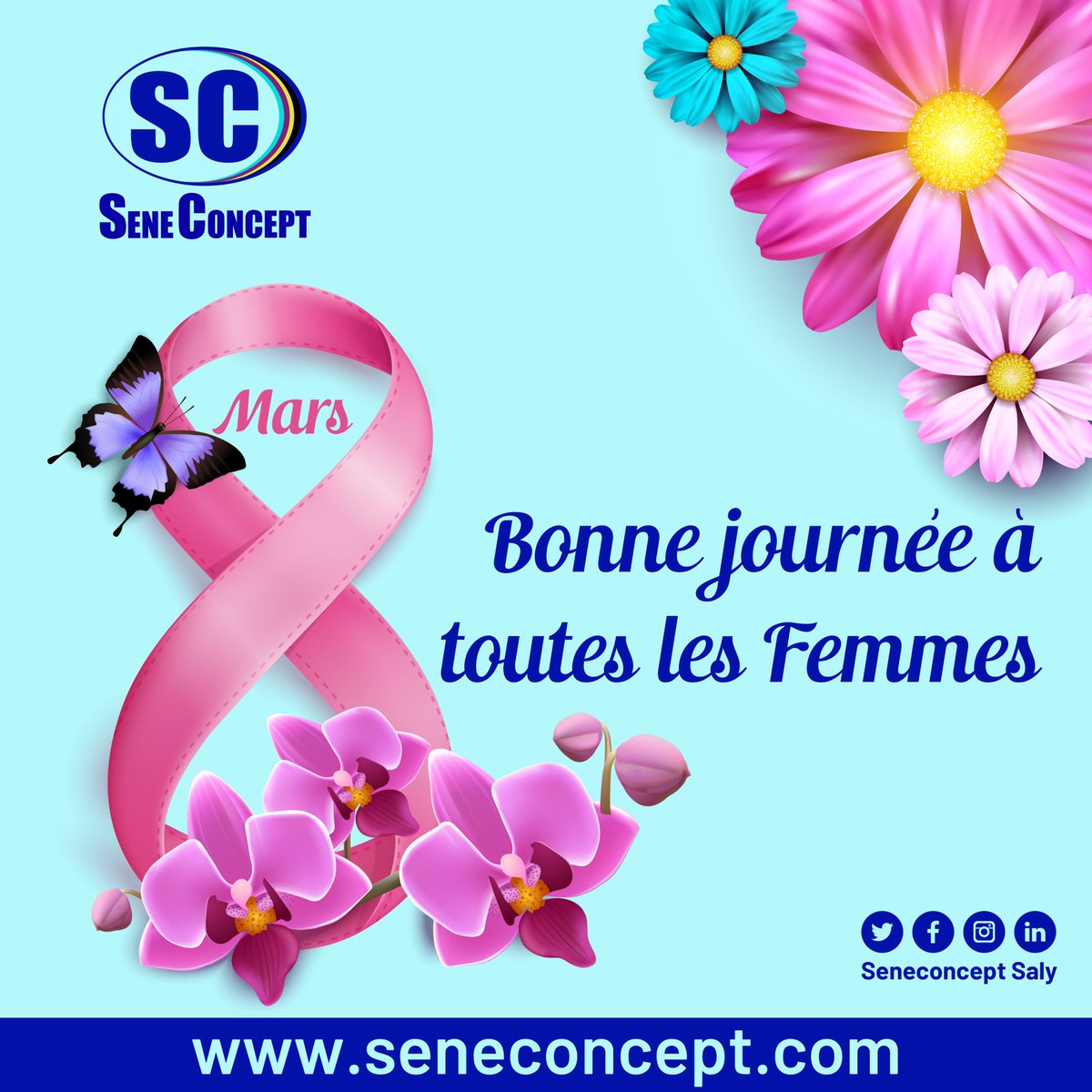 Seneconcept1's tweet photo. Aujourd'hui, nous célébrons la force, la résilience et les accomplissements des femmes du monde entier. Que cette journée soit remplie d'amour, de soutien et de reconnaissance pour toutes les femmes qui font une différence dans nos vies et dans le monde.

#JournéeDesFemmes #8mars https://t.co/S5lrq8fTQq