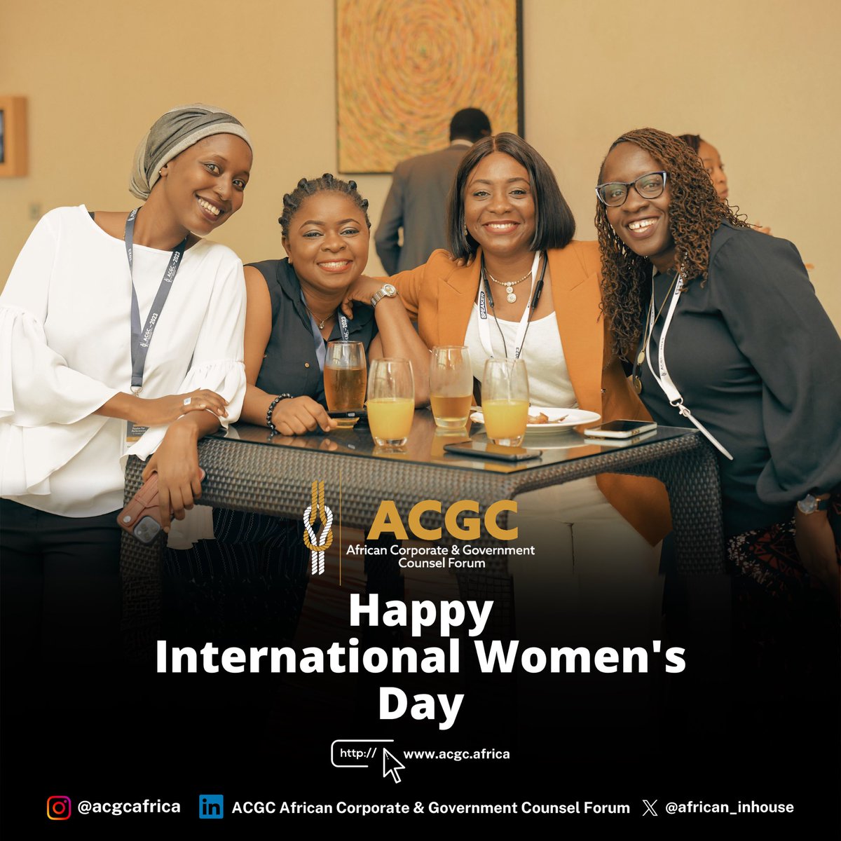 Today, we celebrate the remarkable strength, resilience, and achievements of women everywhere. 

Happy International Women's Day! 

#IWD2024 #ACGC #InHouseCounsel #March