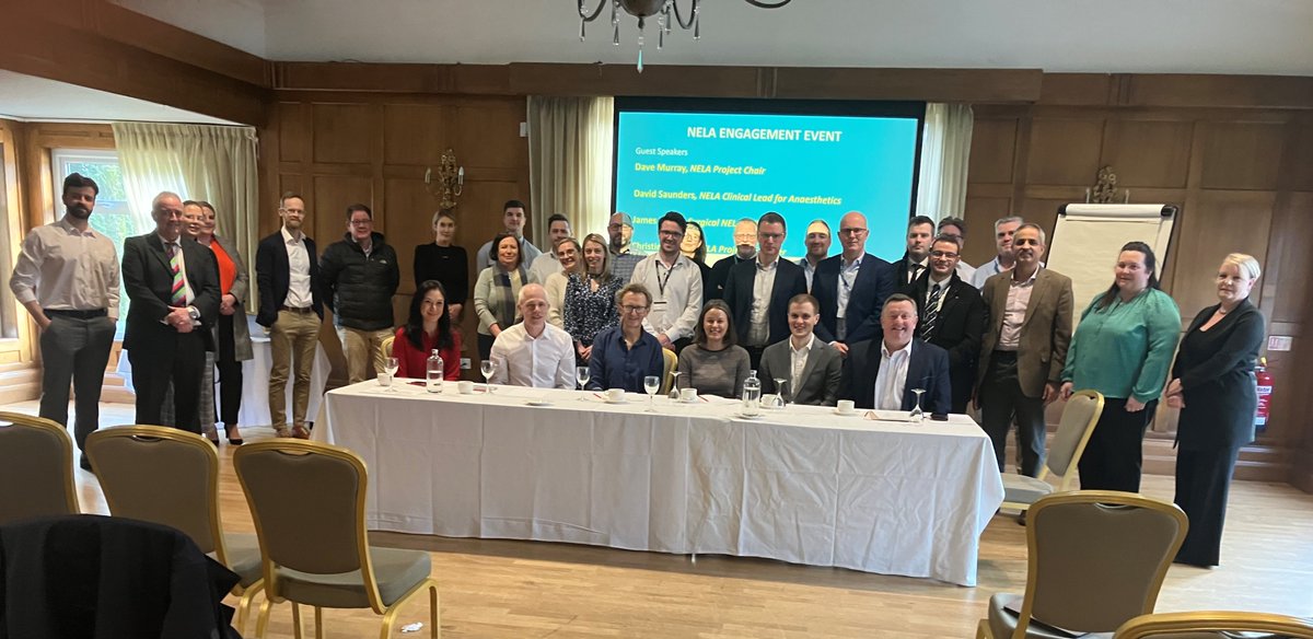 Welcome Northern Ireland! Members of the NELA Project Team were in Belfast yesterday to formally launch NELA in NI! We're really excited for NI to be joining us in April! @RCoANews @healthdpt @RCoA_CRI