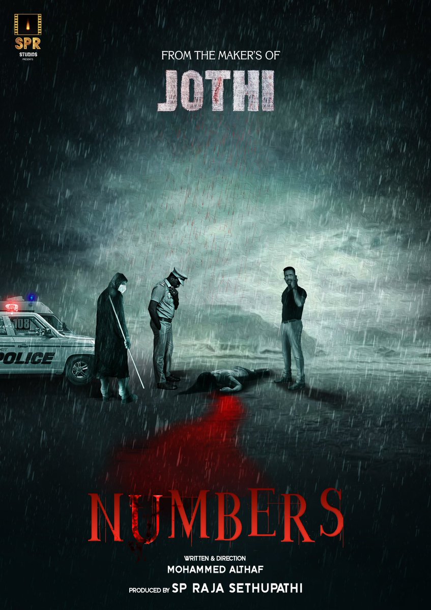 Critically Acclaimed and Successful 'Jothi' movie producer @SPRSethupathi is back with a bang Production No:2 - A New Wave investigation Thriller Here's first look of #Numbers