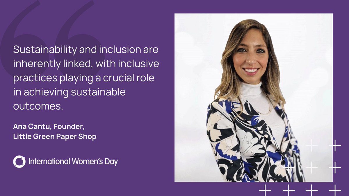 The Growth Hub (@cwbizhub) on Twitter photo Ana Cantu, founder of the award-winning <a href="/LittleGreenPS/">Little Green Paper Shop</a> is passionate about inclusion and sustainability.
For #InternationalWomensDay2024 she explains why the two are so important and are so closely linked.
cheshireandwarrington.com/latest-news/ce…
#IWD2024 #inspireinclusion Ana Cantu, founder of the award-winning <a href="/LittleGreenPS/">Little Green Paper Shop</a> is passionate about inclusion and sustainability.
For #InternationalWomensDay2024 she explains why the two are so important and are so closely linked.
cheshireandwarrington.com/latest-news/ce…
#IWD2024 #inspireinclusion