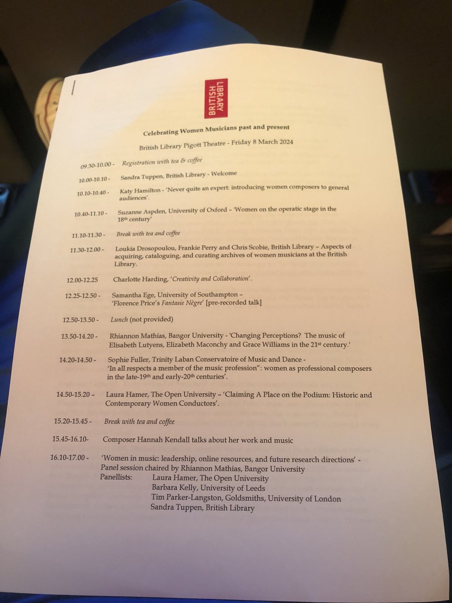 Emma Haughton (@ehaughton_music) on Twitter photo Really excited for a great day celebrating International Women’s Day at the British Library for a day Celebrating Women Musicians past and present. We love study days and conferences! #IWD #womeninmusic <a href="/britishlibrary/">British Library</a> Really excited for a great day celebrating International Women’s Day at the British Library for a day Celebrating Women Musicians past and present. We love study days and conferences! #IWD #womeninmusic <a href="/britishlibrary/">British Library</a>