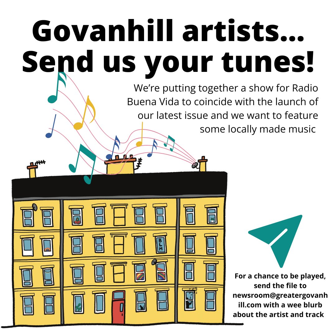 🦋 @greatergovanhill.com on BlueSky 🦋 (@govanhill_mag) on Twitter photo Govanhill is chock full of amazingly talented musicians and artists, and we want to hear from you! We're putting together a radio show to go out on <a href="/RadioBuenaVida/">Radio Buena Vida</a> next week to coincide with the launch of our language issue. And we'd love to feature some local talent... Govanhill is chock full of amazingly talented musicians and artists, and we want to hear from you! We're putting together a radio show to go out on <a href="/RadioBuenaVida/">Radio Buena Vida</a> next week to coincide with the launch of our language issue. And we'd love to feature some local talent...