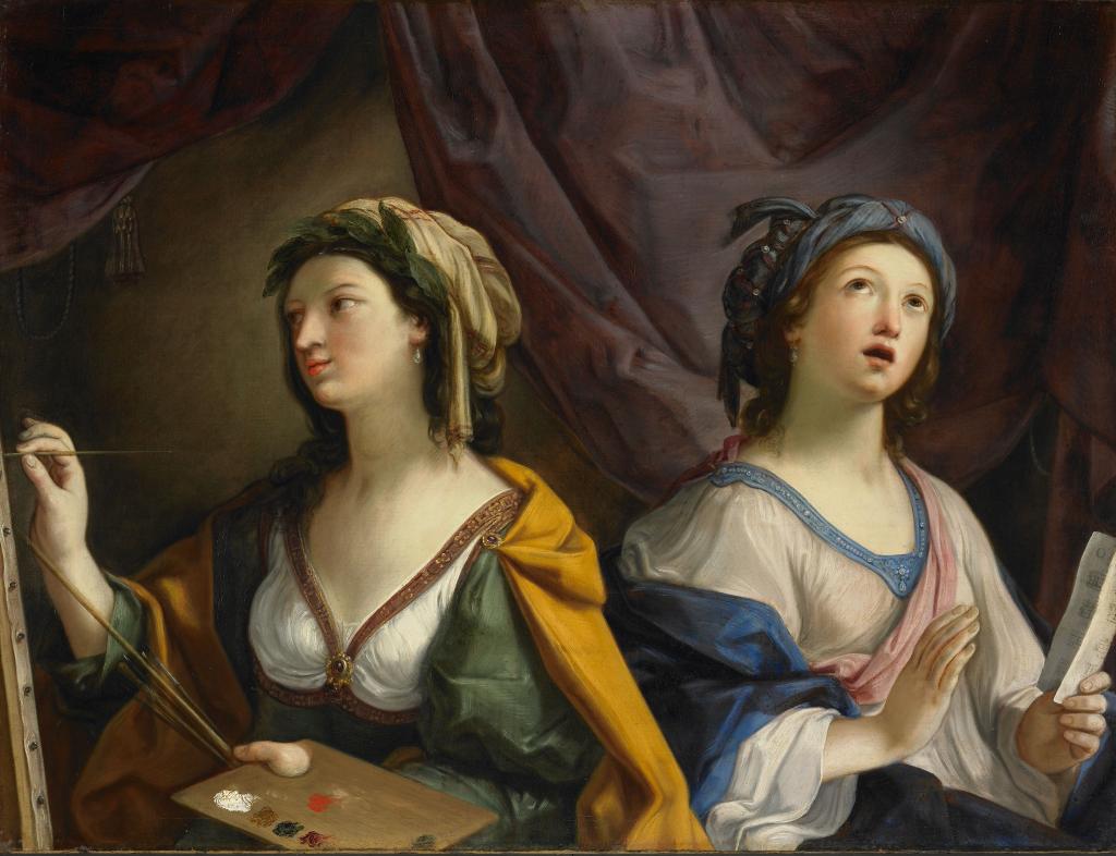 Today is International Women's Day and we have some incredible, pioneering women represented across our collections. Head to our online hub to get to know them: liverpoolmuseums.org.uk/inspirational-… Image shows Giovanni Andrea Sirani’s painting, 'Allegory of Painting and Music'.