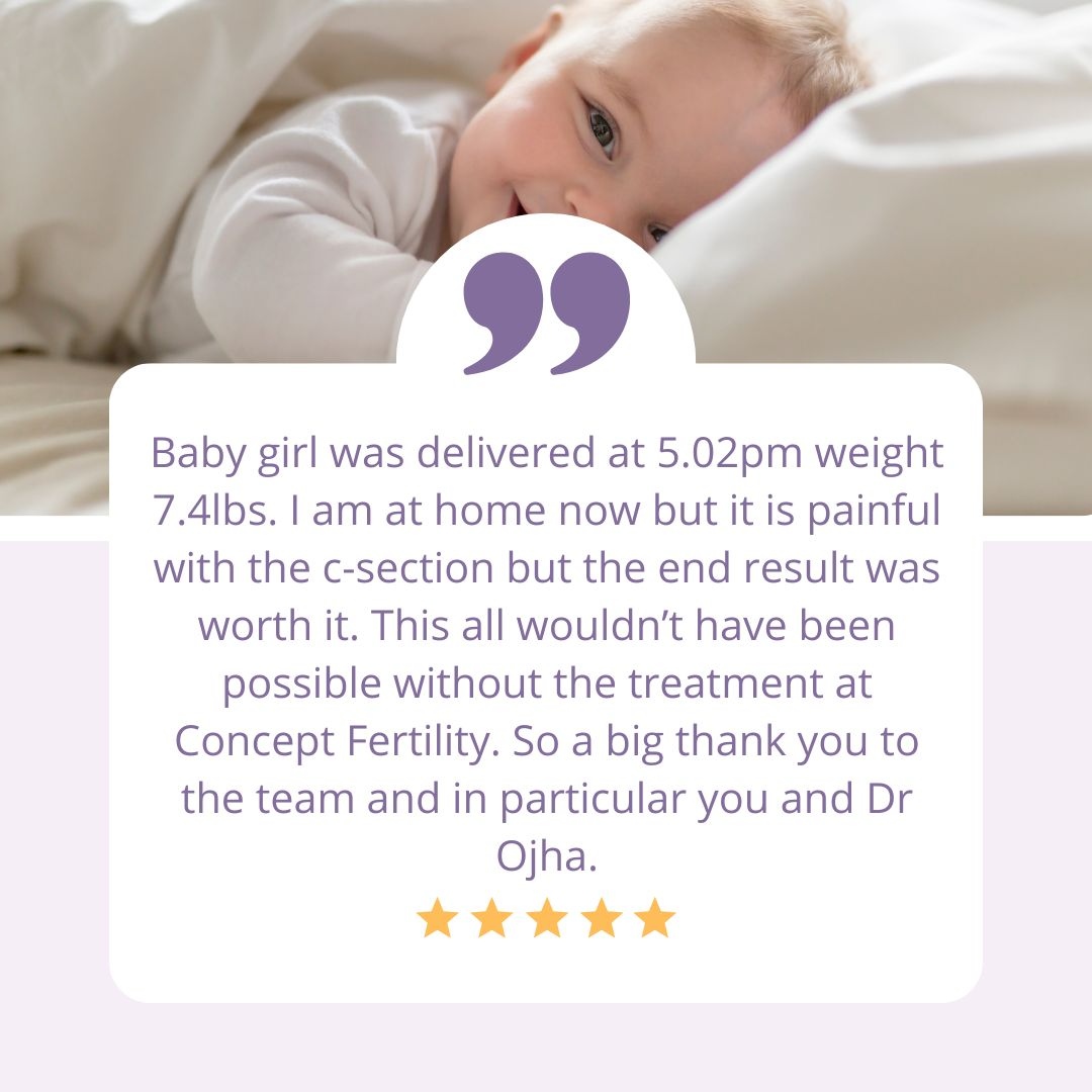 Every fertility journey is unique and so are you! At Concept Fertility, we understand how important this journey is for you, so we will be there with you every step of the way. Book your initial appointment today - conceptfertility.co.uk