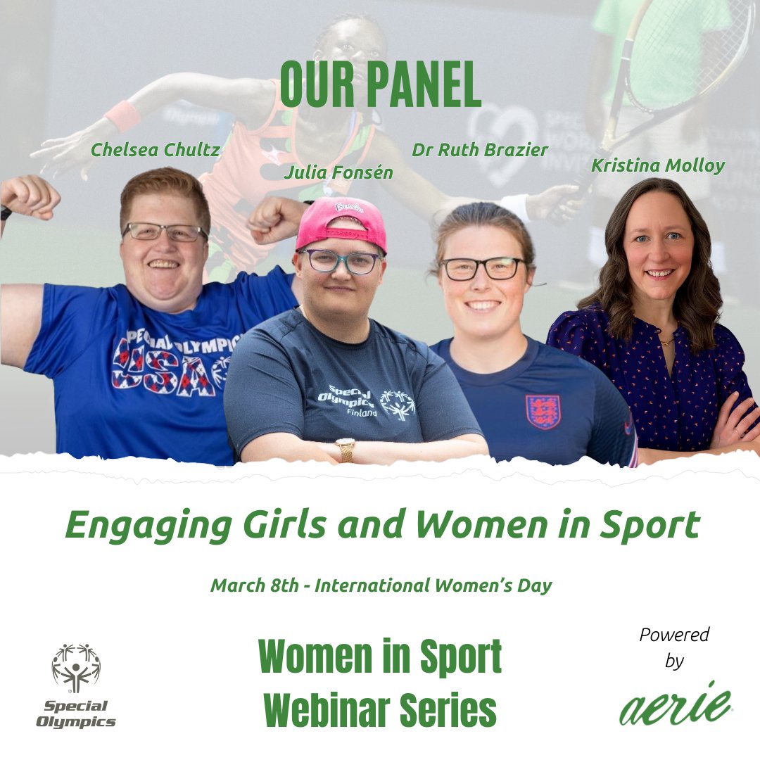 Happy #IWD to all of our female athletes, coaches, volunteers, and supporters! Join our celebrations on our #WomeninSport Webinar today at 9am ET and hear our panel of female leaders discuss Engaging Girls and Women in Sport, proudly powered by @Aerie! brnw.ch/21wHGUL