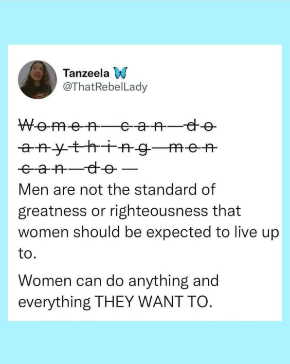 This 👇 Tweet by @ThatRebelLady ❤️