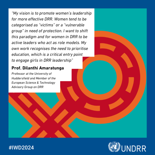 🌍 On this International Women's Day, we celebrate the diverse women that are leading efforts to build #ResilienceForAll in our region #IWD2024 #WINDRR @DilanthiA @@HuddersfieldUni