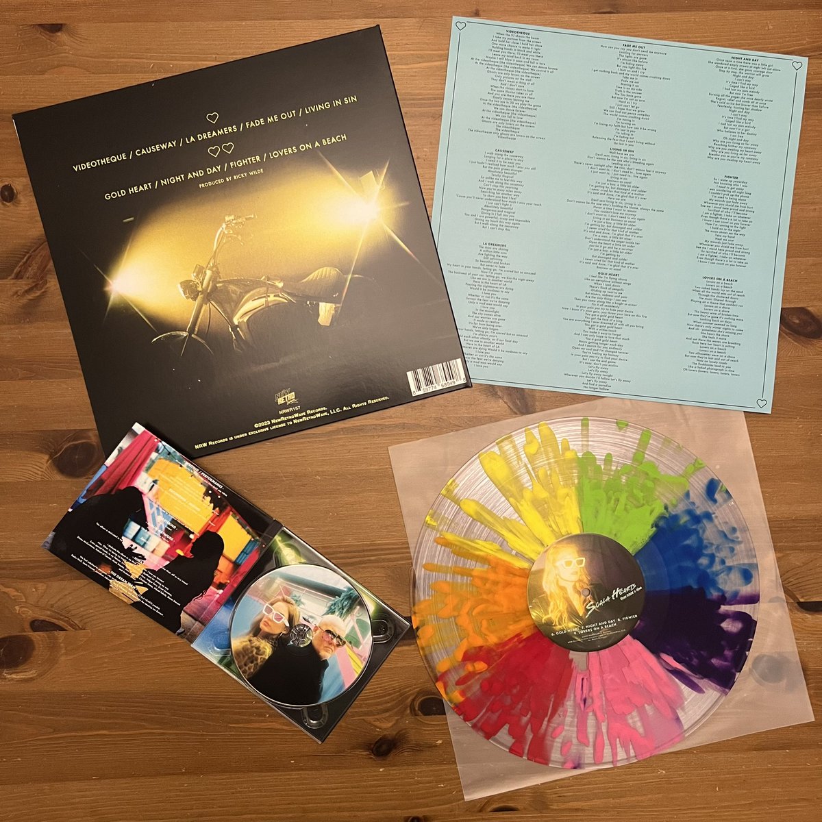 RetroPopBoy's tweet image. My “Scala Hearts” LP and CD order arrived! An amazing album by @Wildericky and @ILOVENINAMUSIC which not only sounds but now also looks stunning. It’s a thing of beauty. #ScalaHearts