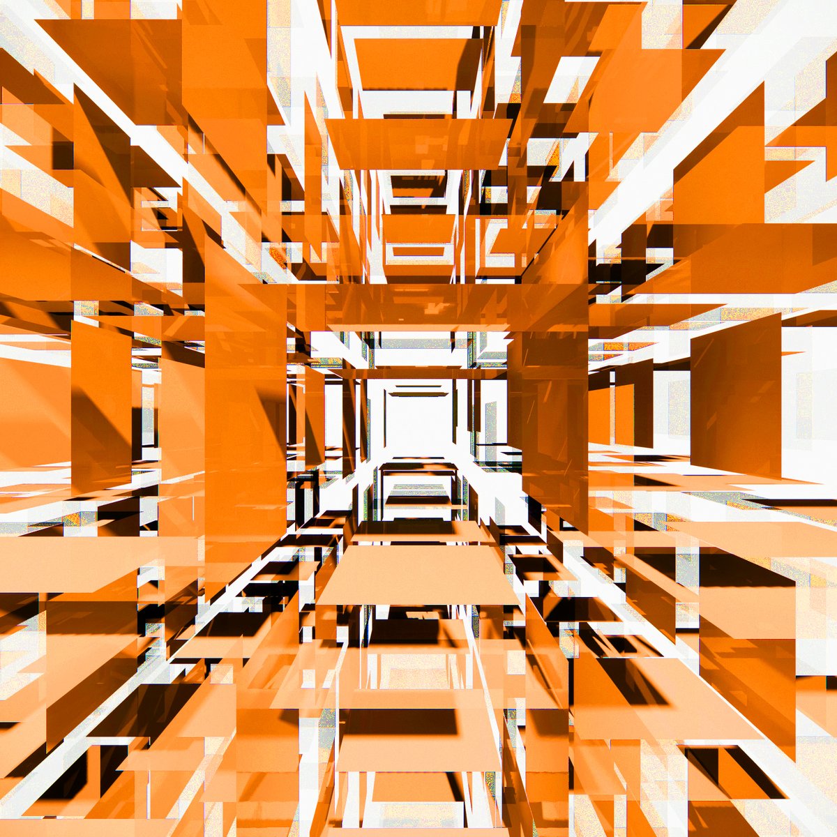 Gm :) - Orthoplanes, abstract geometric formation. Have a great Friday :)
#digitalart #algorithmicart #geometricart #nftart