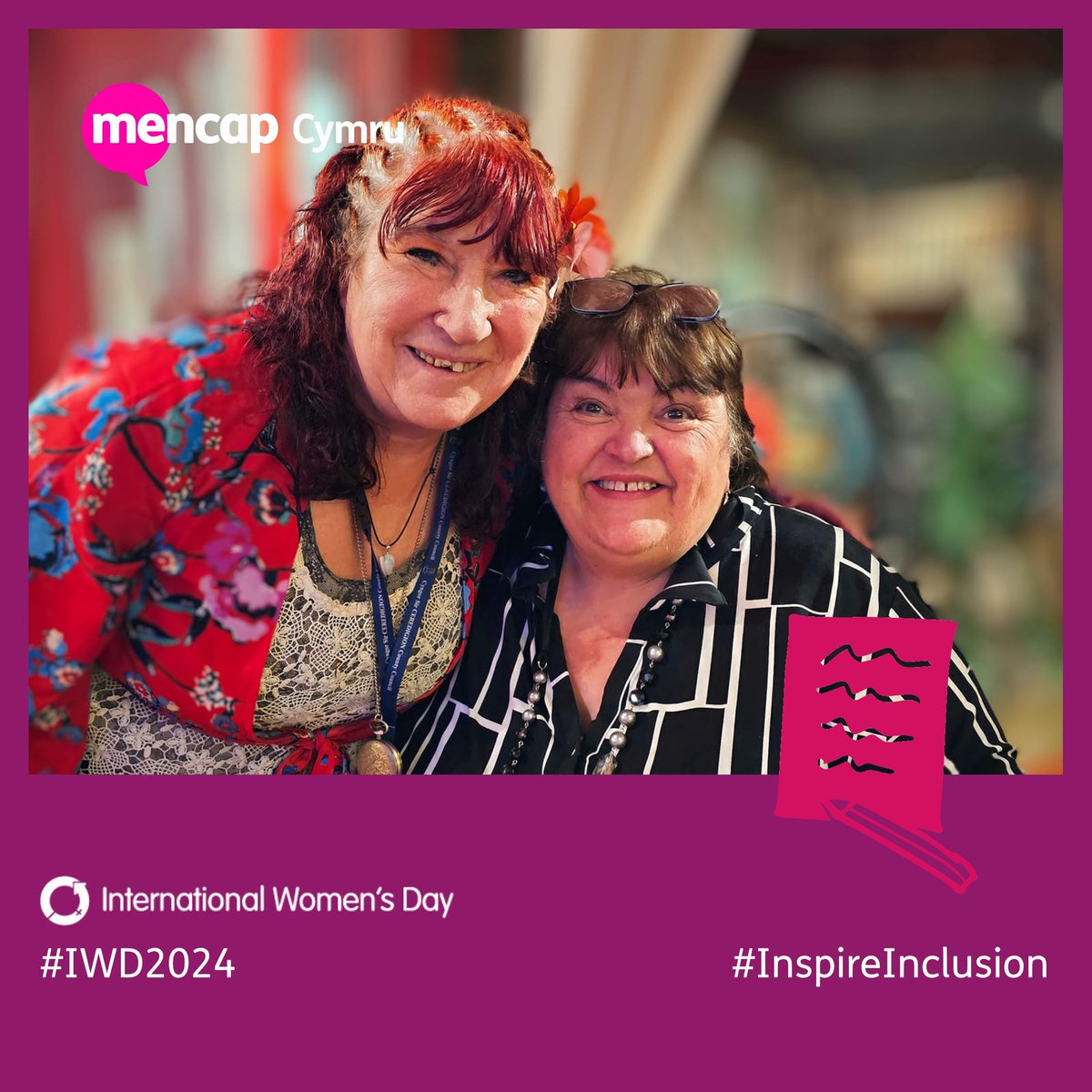 MencapCymru's tweet photo. This International Women's Day we salute the Welsh mams, nans, aunts and sisters who contribute to their relative's lives.

#IWD2024 #InspireInclusion #InternationalWomensDay https://t.co/T95Lq5ham9