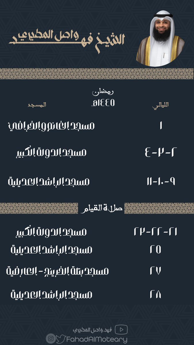 الله يبلغنا وياكم الشهر الفضيل ويبارك لنا فيه، آمين ♥️🤲🏻

#رمضان
#فهد_واصل_المطيري