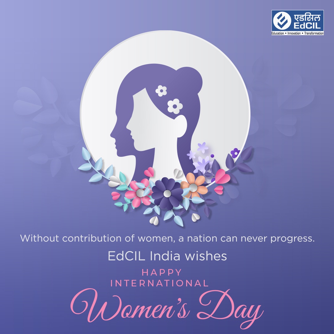 The progress of any nation depends greatly on the invaluable contributions of women. Let's keep empowering & celebrating their achievements! @EdCIL_India wishes everyone a Happy International Women's Day! #HappyInternationalWomensDay #WomenEmpowerment #अंतरराष्ट्रीय_महिला_दिवस