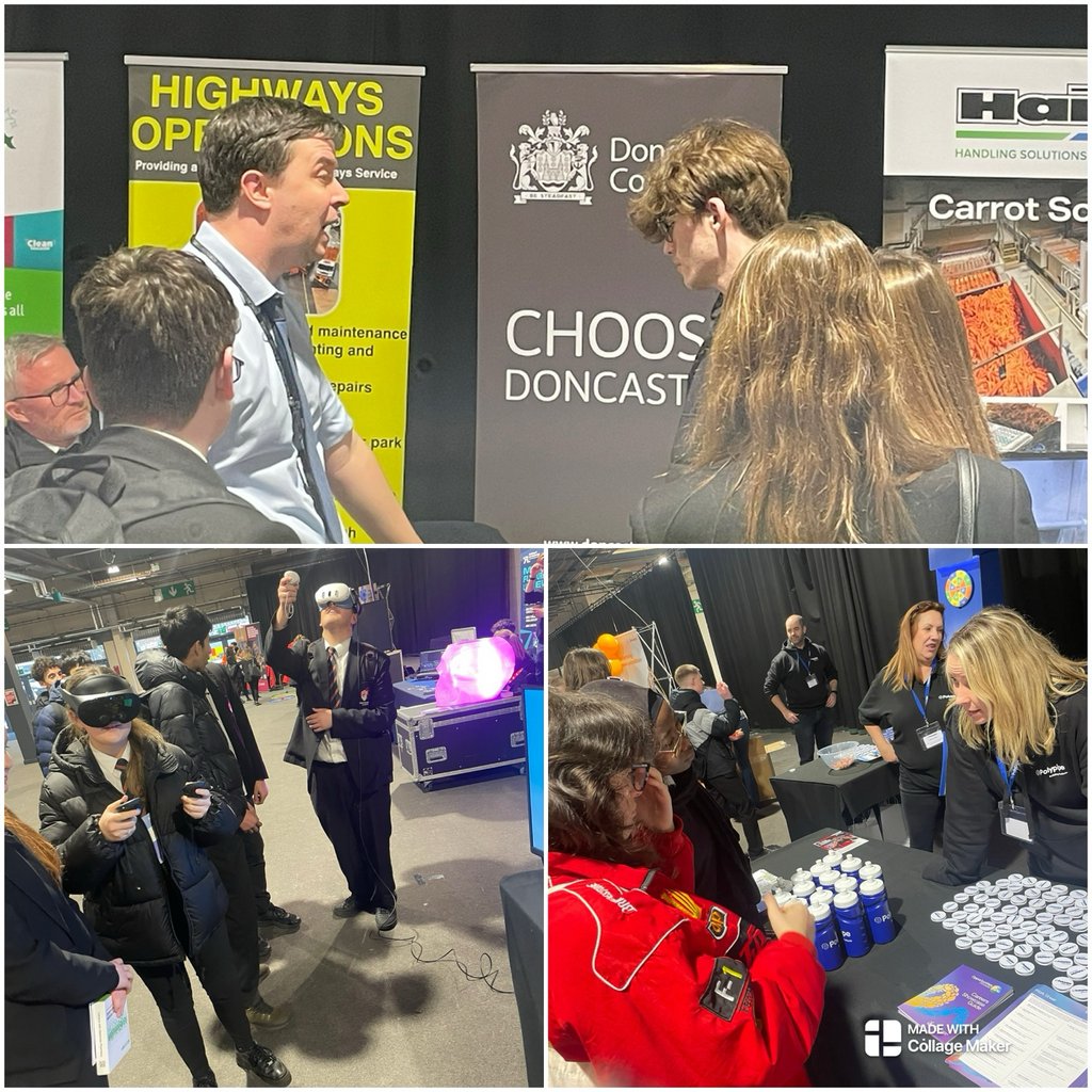 Our Year 10 students had a brilliant time at Doncaster Opportunities Live yesterday. Students engaged with all of the employers and learnt about the huge range of opportunities available for their futures. A fantastic event #raisingaspirations #enjoyinge… hallx.me/ydK1c