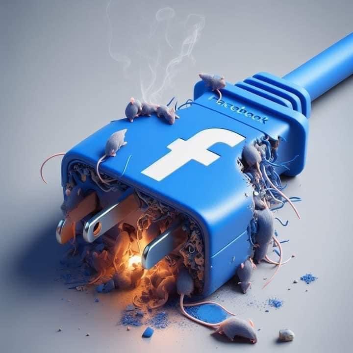 SunaidKhan18's tweet photo. Actual reason behind the outage of Facebook #facebook https://t.co/2gMeSrcBOb