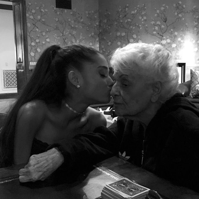 PopCrave's tweet photo. Ariana Grande’s ‘eternal sunshine’ closer “ordinary things” ends with her Nonna answering the question "How do I know if I'm in the right relationship?" from opener “intro (end of the world):”

“Never go to bed without kissing him goodnight. And if you don't feel comfortable doing that, you're in the wrong place."