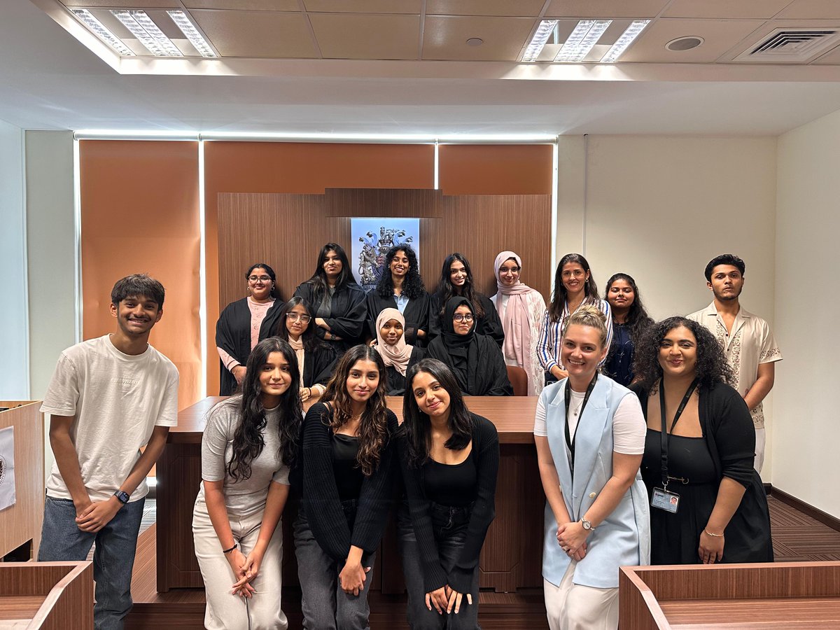 DmuDubai's tweet image. A Day in the Life of a Lawyer: DMU Dubai recently hosted an incredible event for high school students, focused on strengthening oral advocacy skills. It was truly inspiring to witness the passion and potential of these young minds.
#DMUDubai #HighSchoolStudents #OralAdvocacySkill