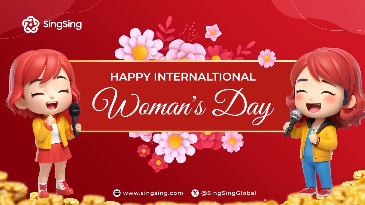 To beloved SingSing community!

Happy International Women's Day to all the incredible women out there! 

🌸 Let's celebrate the strength, resilience, and achievements of women everywhere! 

#InternationalWomensDay #SingingInUnity
