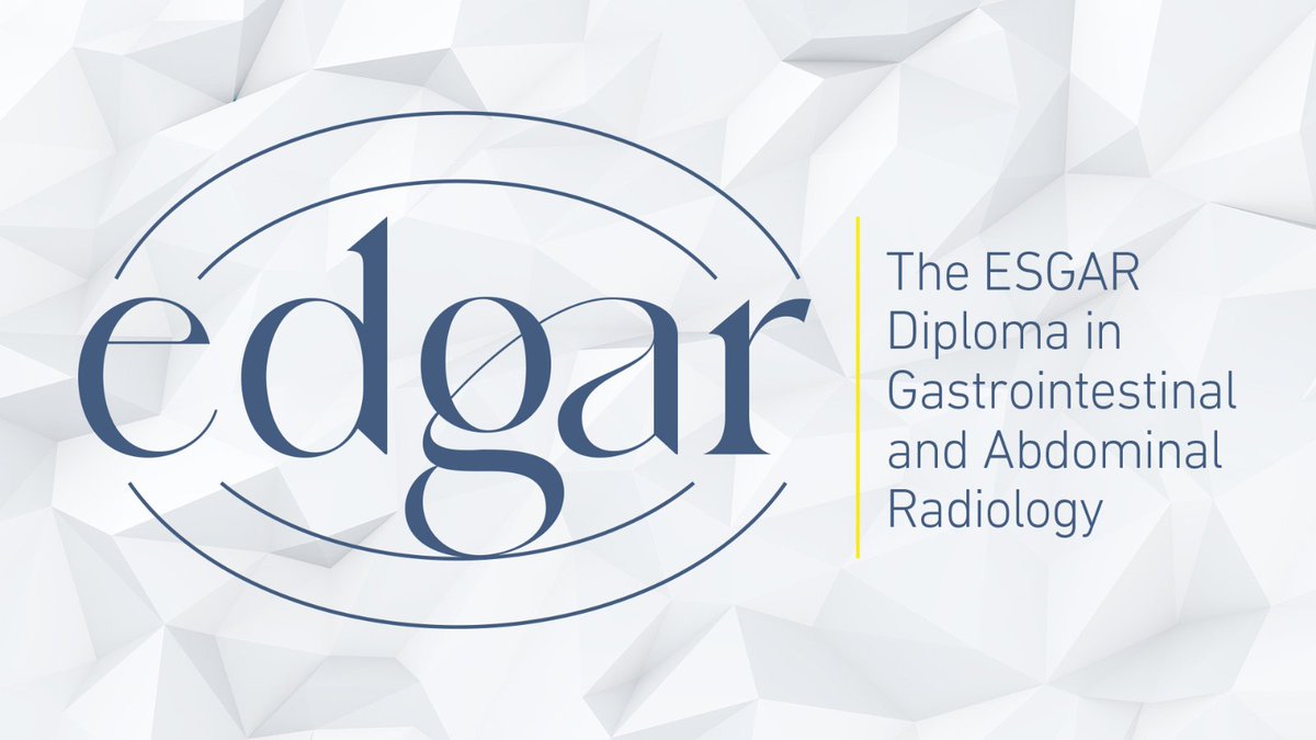 Only a few places left for the first EDGAR - the ESGAR Subspecialty Diploma Examination on Monday, May 27 in Gothenburg. This is your chance to showcase your expertise in abdominal radiology on a European level! Apply now: esgar.org/diploma#c1418 #edgardiploma #esgar2024