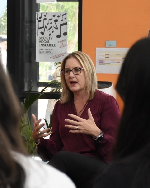 "If you were an ice cream flavour, what would you be?"  

Not something I expected to be asked today - but a very good question. 

Today I met this amazing group of girls at Sunshine College. We talked school, life, Taylor Swift and their hopes for the future of our state.