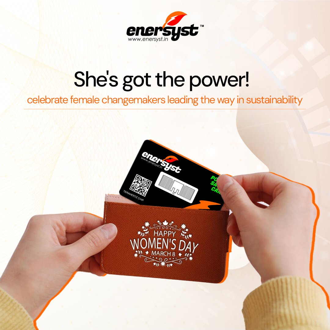 Happy Women's Day! 💪✨ Celebrate the strength of women. 💃🌟 With ENERSYST, she's saving energy and making a positive impact! 💡💖 

#WomensDay #SheGotThePower #ENERSYST #EnersystPowerSaverCard