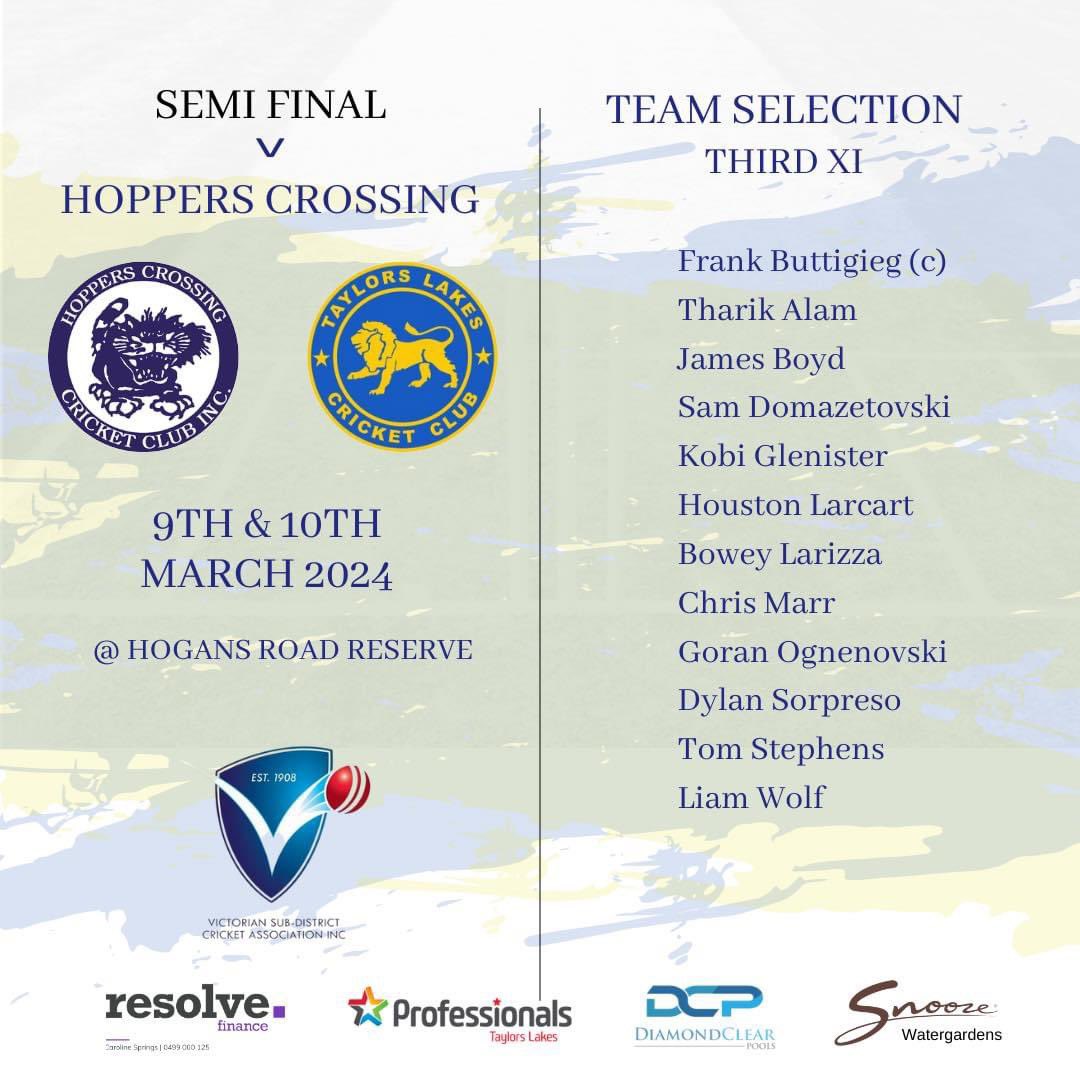 Taylors Lakes CC tweet media