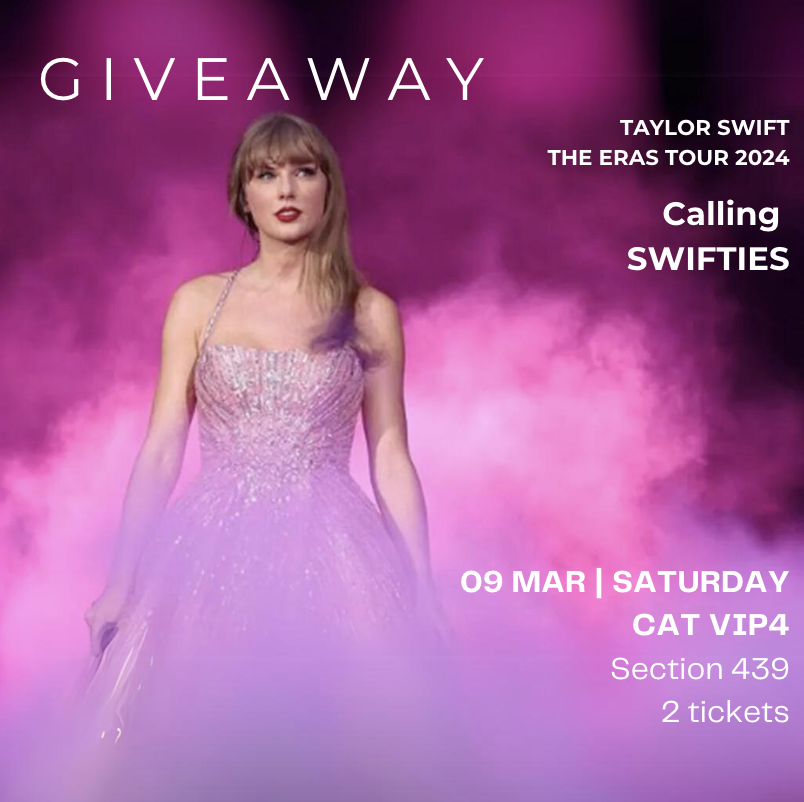 0xabccc's tweet photo. GIVEAWAY

To qualify:
1) Follow @0xabccc 
2) Like &amp; Retweet this tweet
2) Tag 2 friends

Ends: 8 Mar 11.59PM SGT
You will be joining us. 

#Giveaways #GiveawayAlert #TaylorSwiftErasTourSG #TaylorSwiftsingapore #SingaporeTSTheErasTour #SingaporeTheErasTour #Singapore https://t.co/m0hNbNZ0K3