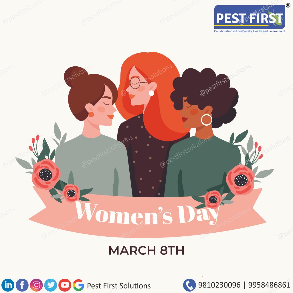 PestFirstSoln's tweet photo. Empowering women isn't just a day's celebration, it's our everyday commitment at #pestfirstsolutions. 🌟 Today and every day, we honor the strength, resilience, and achievements of women around the world. #HappyInternationalWomenDay! 💐

#WomenEmpowerment #pestfirst #IWD2024 https://t.co/ZFVRUM4X0f
